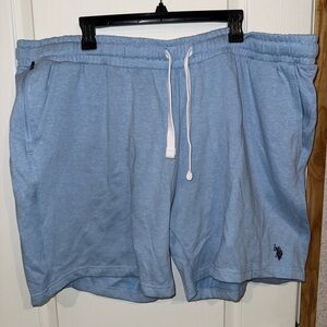 U.S. Polo Assn. Sky Blue Men's Athletic Shorts